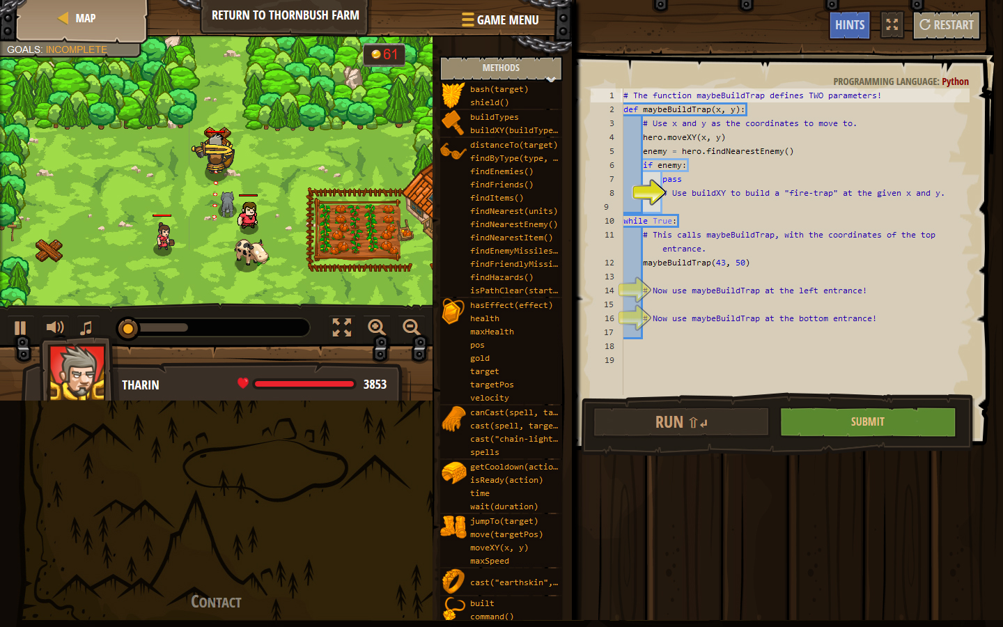 Return To Thornbush Farm Codecombat Wiki Fandom