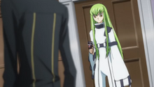 C.C. with a gun