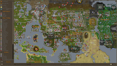 World map view