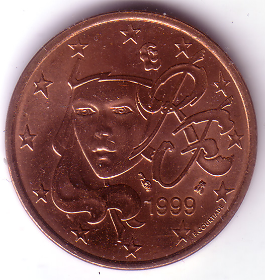 Piece De 5 Centimes Rare 1999 FRA EUR 1999 5 Cent | Coin Collecting Wiki | FANDOM powered by Wikia
