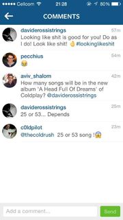 AHeadFullOfDrreeamssongsinstagram