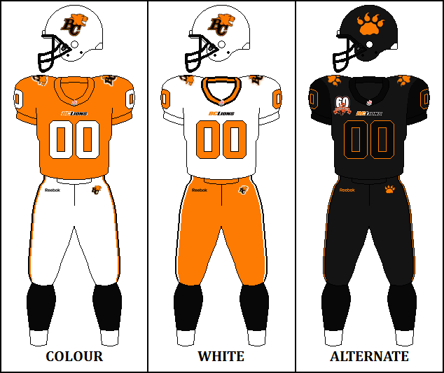 Image - CFL BCL Jersey.png | American Football Wiki | FANDOM powered by Wikia