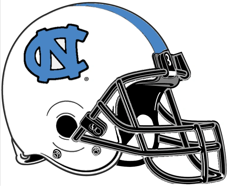 Image - NCAA-ACC-UNC Tar Heels-White helmet-758px.png | American
