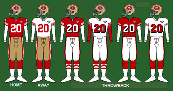 49ers home and away jerseys