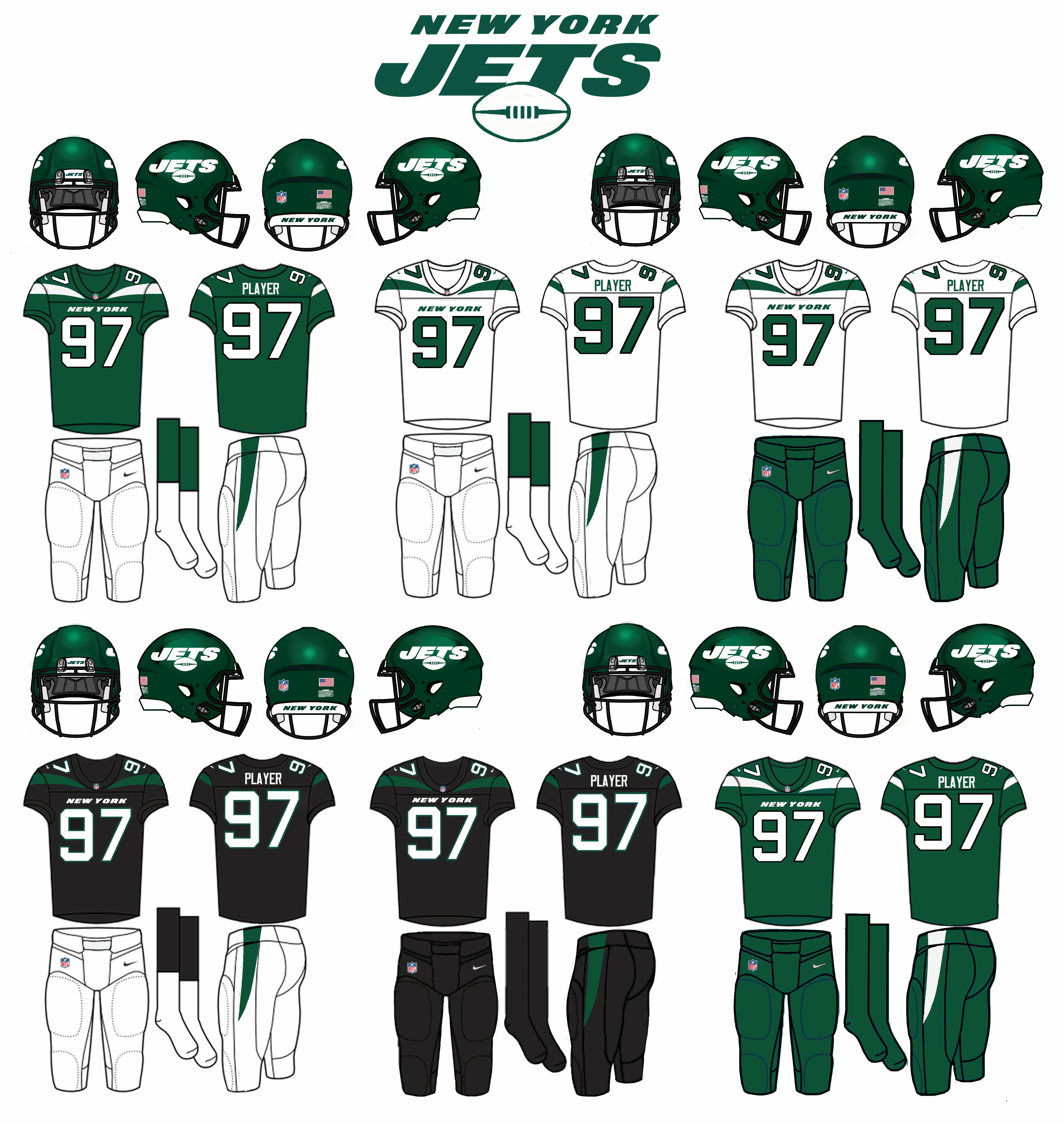 ny jets jersey numbers