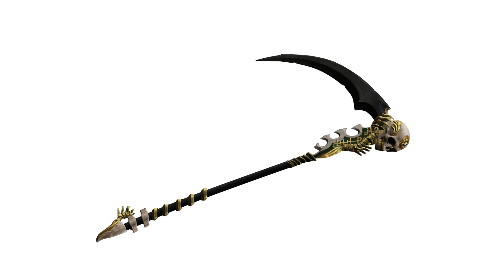 female reaper scythe