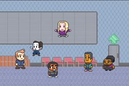 Study Group arrives in video game