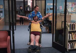 Jeff removes Buddy from the study room