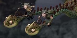 250px-Ruffnut and Tuffnut on Hideous Zippleback