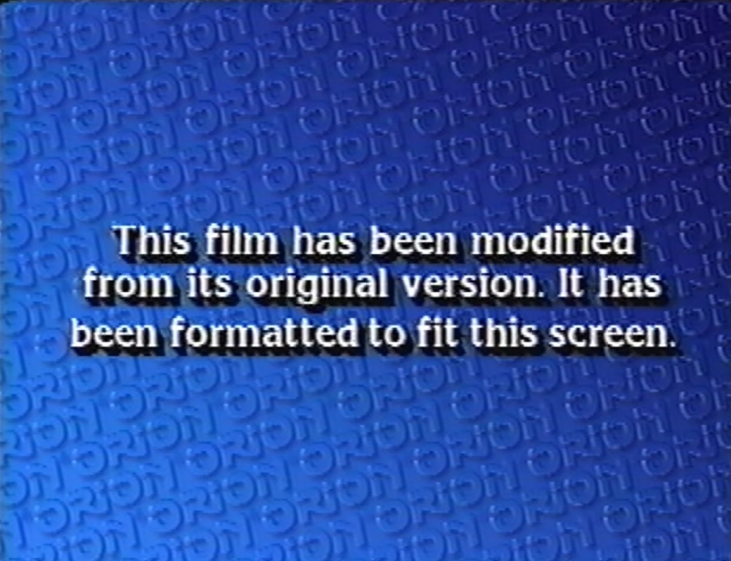 Orion Home Video Modified Screen Company Bumpers Wiki Fandom