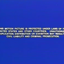 Universal Studios Home Entertainment Warning Screens Company