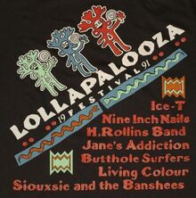 lollapalooza tour dates 1991