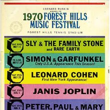 July 25 1970 Forest Hills Tennis Stadium Queens Ny Concerts