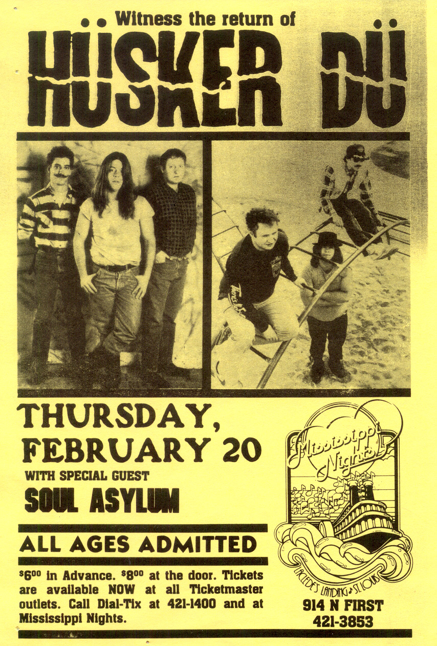February 20, 1986 Mississippi Nights, St. Louis, MO | Concerts Wiki | Fandom