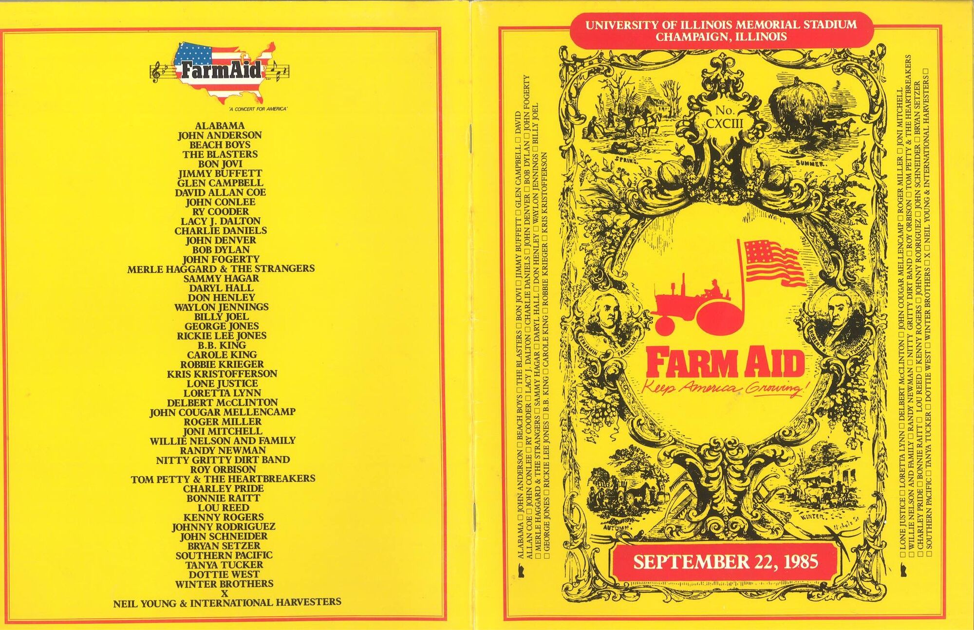 Farm Aid 1985 Concerts Wiki Fandom