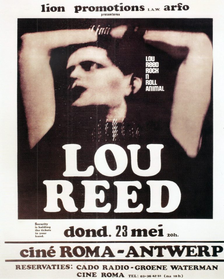 最新コレックション Lou Reed '75 初来日ツアー・パンフレット 趣味 