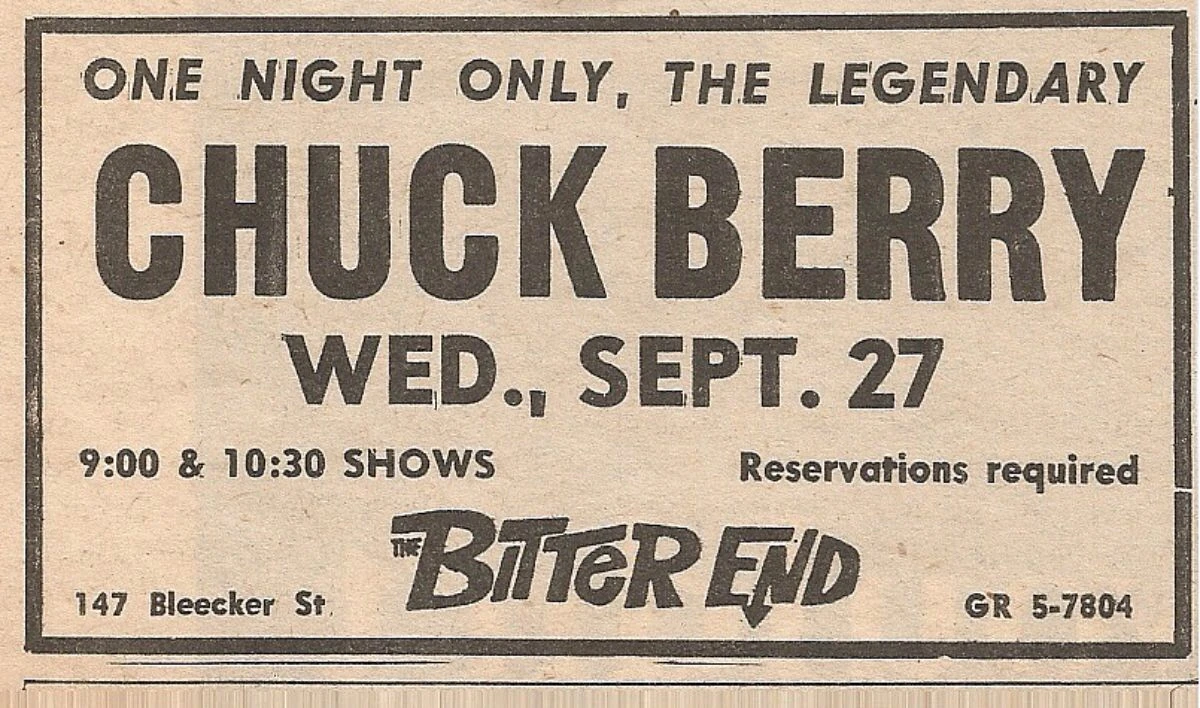 September 27, 1967 Bitter End, New York City, NY Concerts Wiki