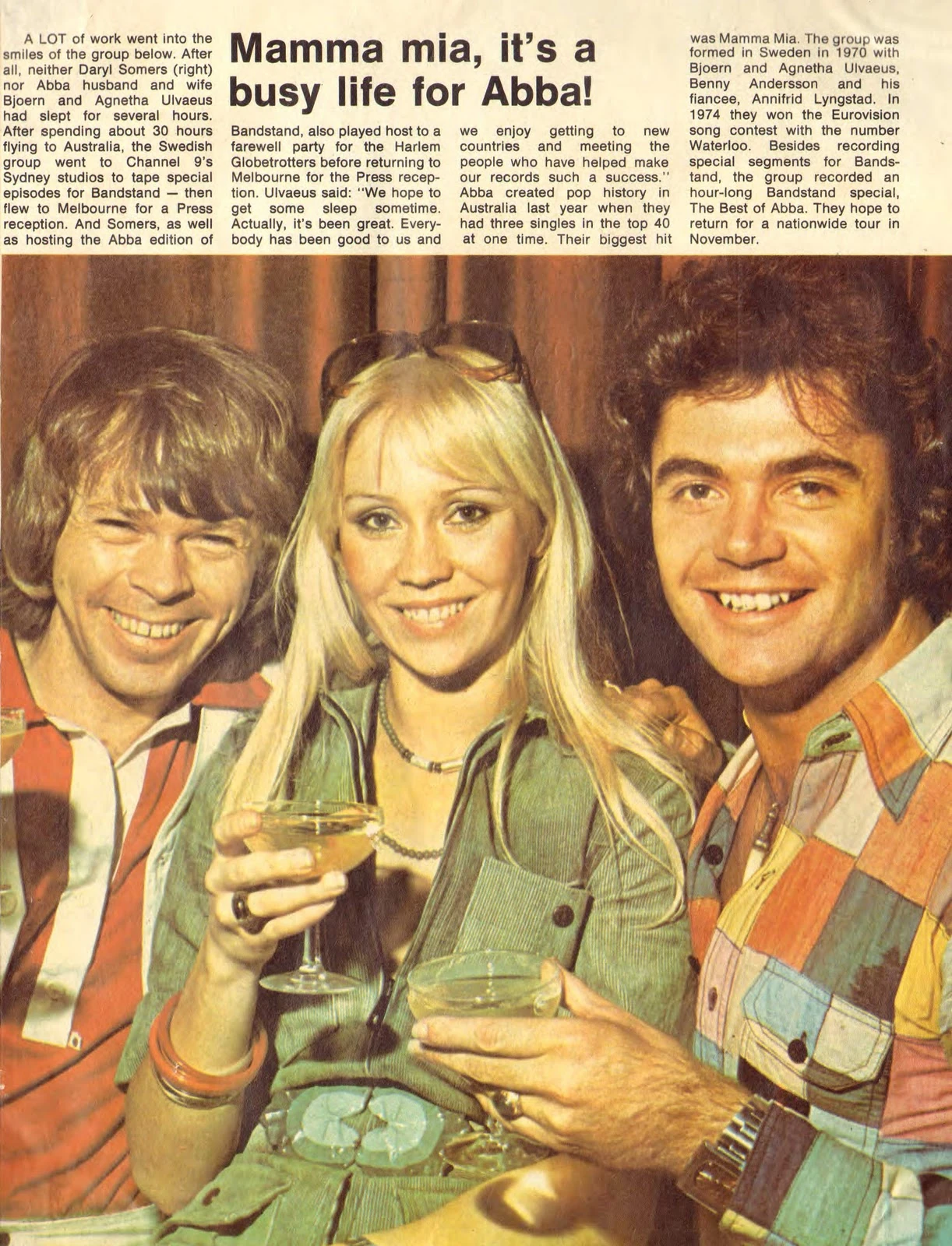 ABBA Australian Promotional Tour March 1976 Concerts Wiki Fandom