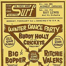 February 2 1959 Surf Ballroom Clear Lake Ia Concerts Wiki