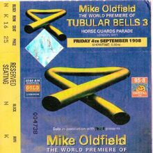 Tour Poster Mike Oldfield Tubular Bells Iii 3 1998 Horse Guards