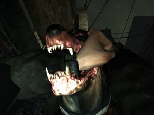 Condemned2 dog with arm
