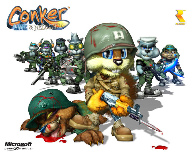 conker the squirrel figure