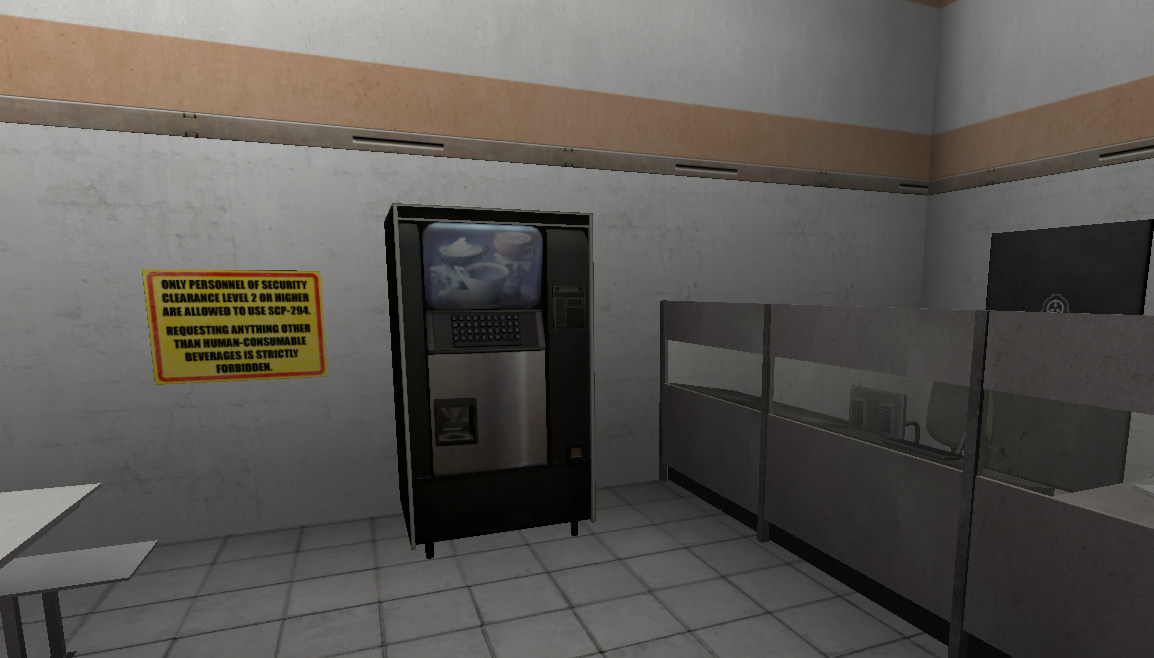 Scp 294 Scp Containment Breach Wiki Fandom - scp containment breach classic roblox