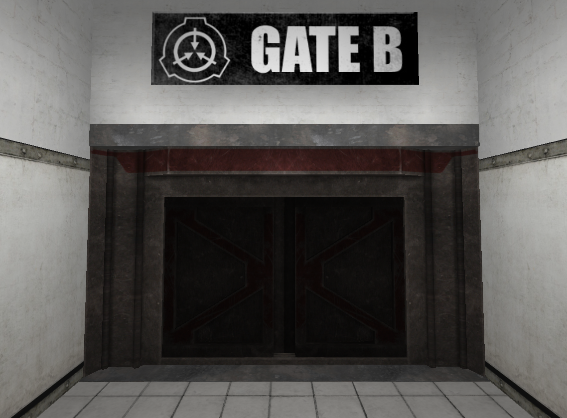 Gate B Scp Containment Breach Wiki Fandom - scp breach alarm roblox id