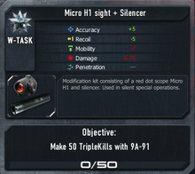 9A-91 Weapon task