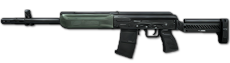 Rifle saiga unlocked