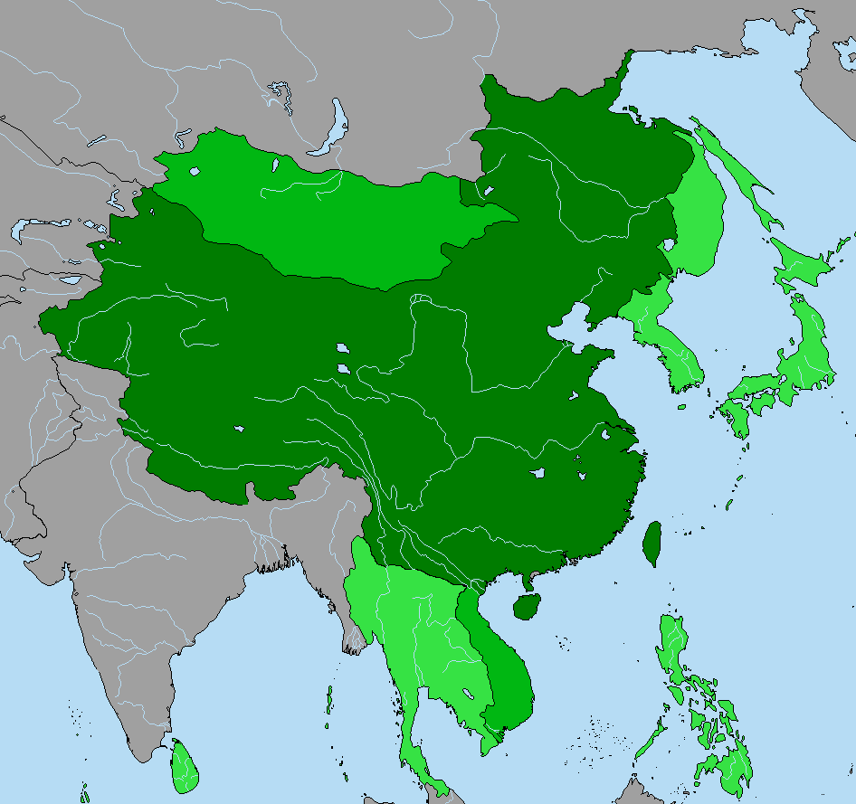 Династия цинь карта