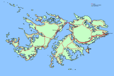Transport of Falkland