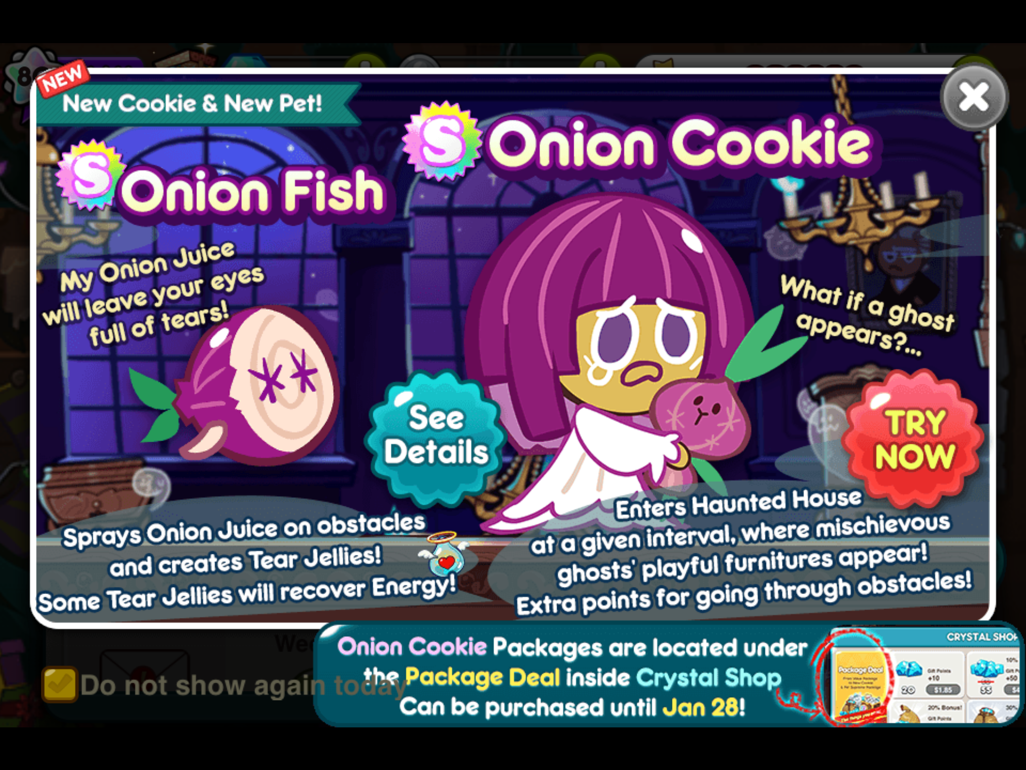 black onion cookie