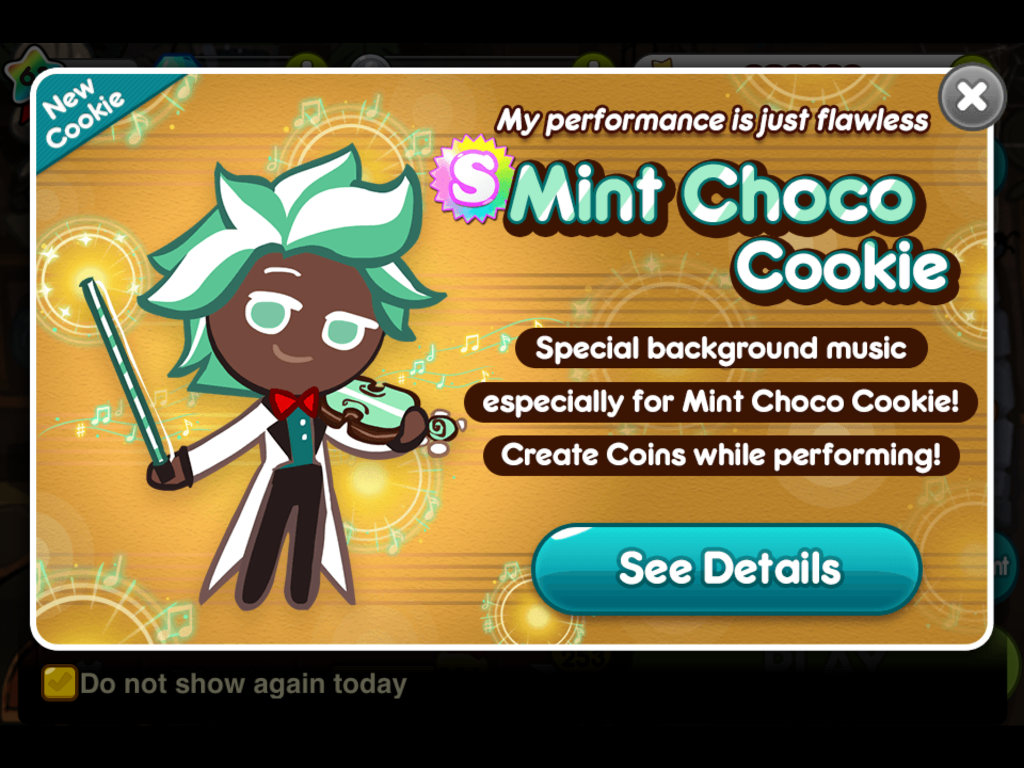 cookie run kingdom mint choco cookie