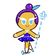 Skating Queen Cookie