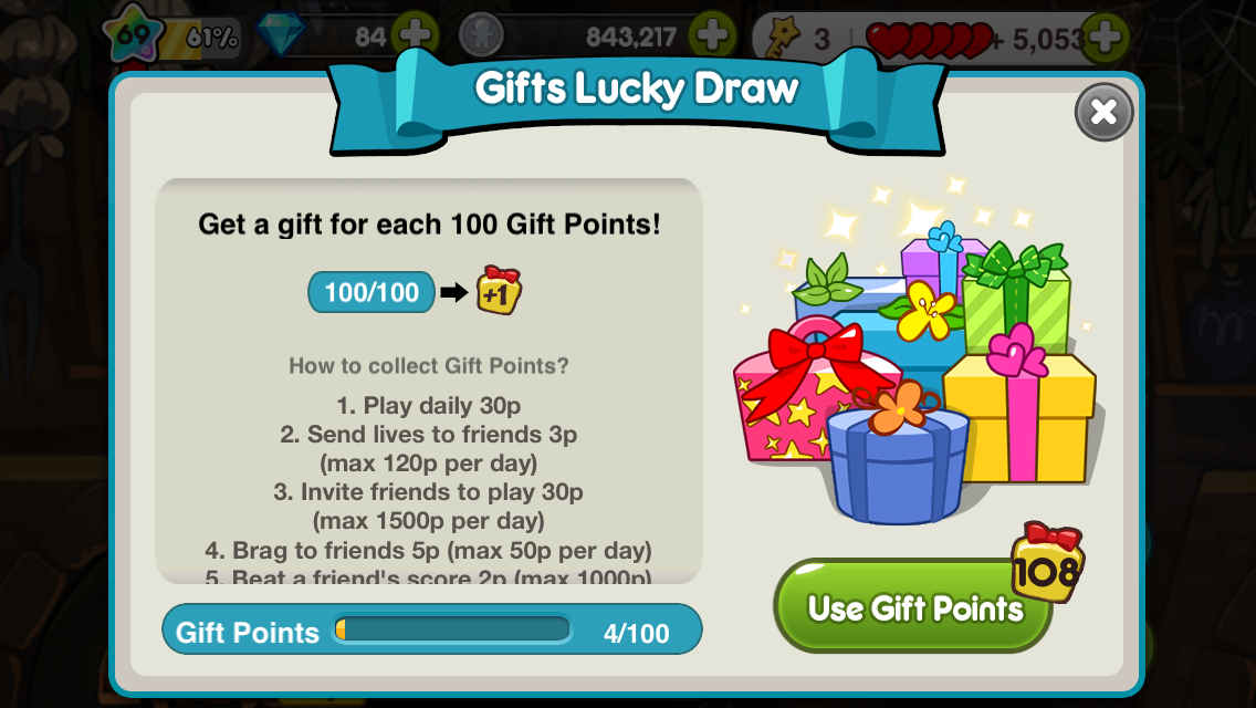 Gift Points | Cookie Run Wiki | Fandom