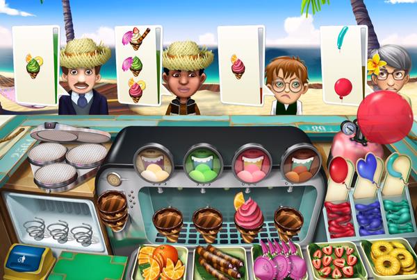 where is ice cream bar cooking fever