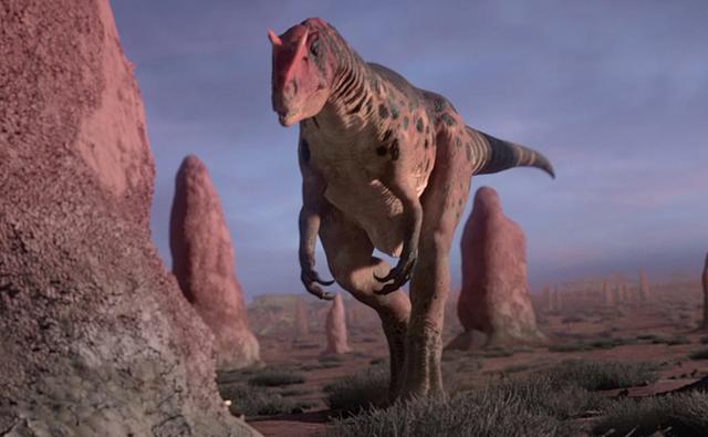 allosaurus with horns