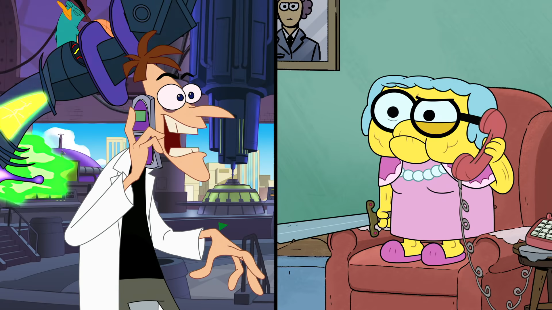 Dr. Doofenshmirtz Calls Gramma | Big City Greens Wiki | Fandom