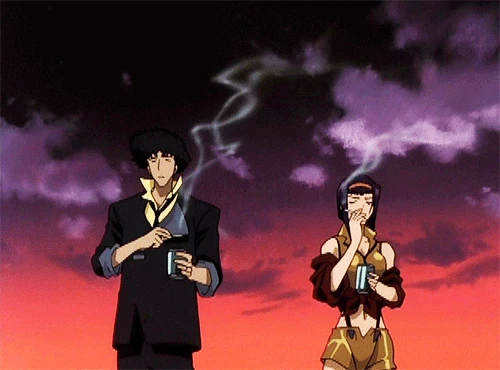 Resultado de imagem para cowboy bebop smoking