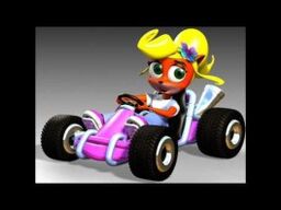 Coco en su kart