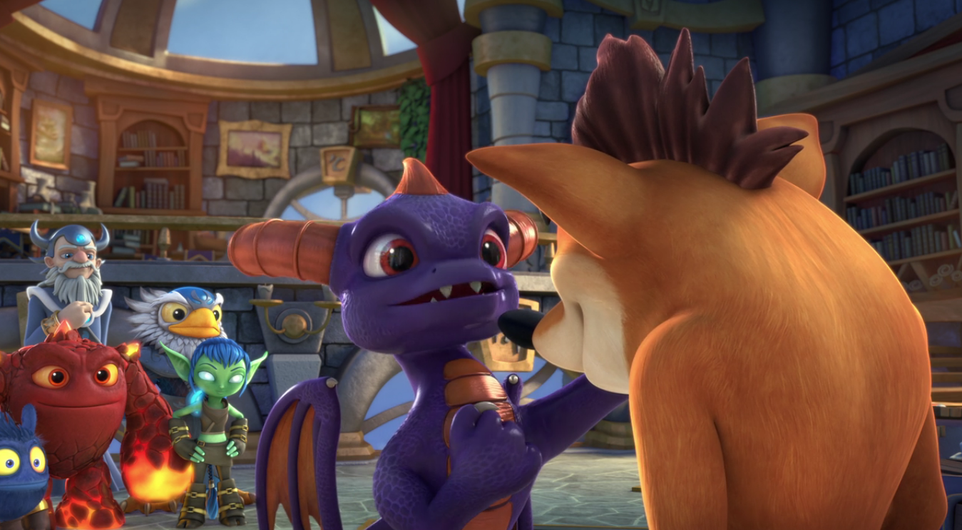 Image - Spyro and Crash Skylanders Academy.png | Bandipedia | FANDOM powered by Wikia
