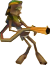 Crash Bandicoot 3 Warped Flamethrowing Lab Assistant