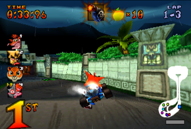 نتیجه تصویری برای ‪crash team racing TIGER TEMPLE‬‏