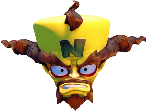 File:Crash Bandicoot N. Sane Trilogy Doctor Neo Cortex Head in Vortex.png