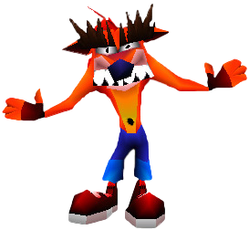 Fake Crash Bandicoot Dance Gif