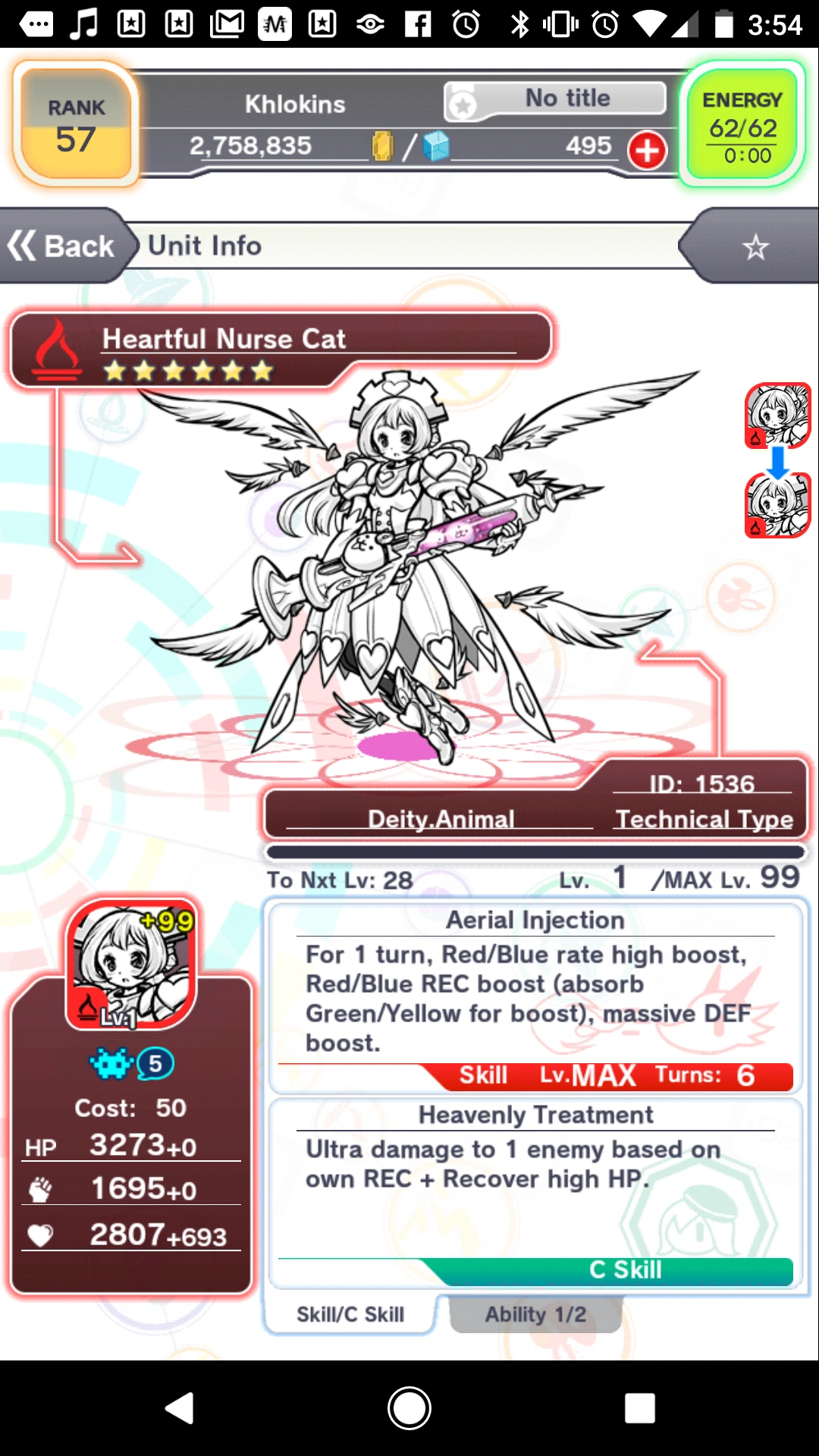 Heartful Nurse Cat (Battle Cats) Crash Fever English Wiki FANDOM