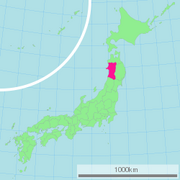 250px-Map of Japan with highlight on 05 Akita prefecture.svg
