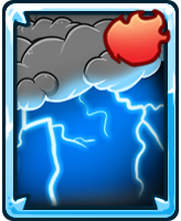 Card thunderstorm