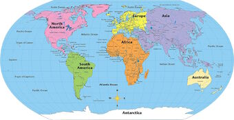 Labeled World Map Creative Media Work Wiki Fandom